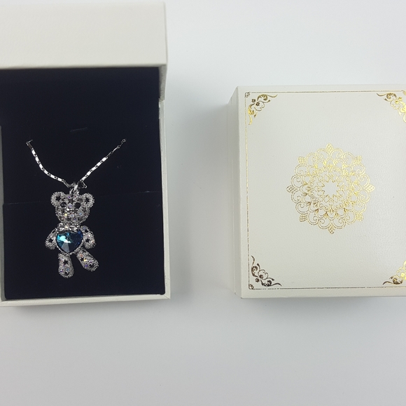 SWAROVSKI Bear Pendent Necklace - Picture 2 of 2